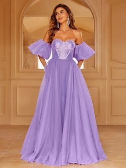 Style LAWD8055 Faeriesty Purple Size 8 Military Jersey Sequined Straight Dress on Queenly