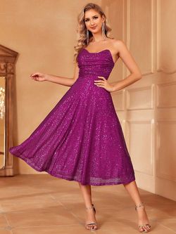 Style FSWD1311 Faeriesty Pink Size 0 Sequined Cocktail Dress on Queenly