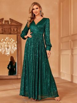Style FSWD1405 Faeriesty Green Size 0 V Neck Fswd1405 A-line Dress on Queenly