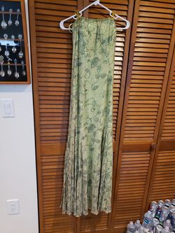 Lillie Rubin Green Size 4 Spaghetti Strap Straight 70 Off A-line Dress on Queenly