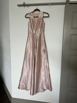 Alfred Sung Pink Size 0 Prom Floor Length Straight Dress on Queenly