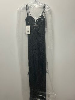 Style 55478 Sherri Hill Black Size 6 Train Side Slit Sweetheart Mermaid Dress on Queenly