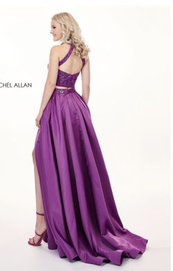 Style 6495 Rachel Allan Purple Size 0 Fun Fashion 70 Off Prom A-line Dress on Queenly