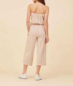 Style 1-1268924607-2696 Vintage Havana Nude Size 12 Strapless Plus Size Jumpsuit Dress on Queenly