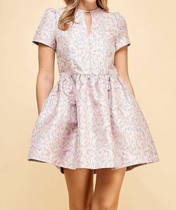 Style 1-2187020630-2791 TCEC Multicolor Size 12 Casual Keyhole Floral Cocktail Dress on Queenly