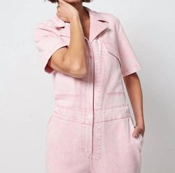 Style 1-2196351054-2791 Faherty Pink Size 12 Pockets Jumpsuit Dress on Queenly