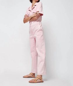 Style 1-2196351054-2791 Faherty Pink Size 12 Free Shipping Pockets Jumpsuit Dress on Queenly