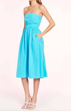 Style 1-2555033463-2793 Amanda Uprichard Blue Size 12 Free Shipping Graduation Cocktail Dress on Queenly