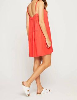 Style 1-2713917927-3855 Gentle Fawn Orange Size 0 V Neck Mini Cocktail Dress on Queenly