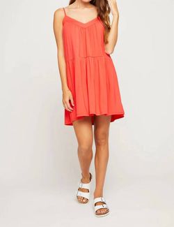 Style 1-2713917927-3855 Gentle Fawn Orange Size 0 V Neck Mini Cocktail Dress on Queenly
