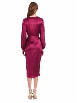 Style 1-34530152-2696 Amanda Uprichard Purple Size 12 Free Shipping Tall Height Cocktail Dress on Queenly
