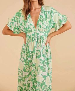 Style 1-3470705020-2696 MINKPINK Green Size 12 Sleeves Plus Size Straight Dress on Queenly