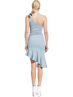 Style 1-3479177722-2901 LENA Blue Size 8 Free Shipping Mini Cocktail Dress on Queenly