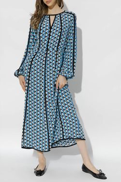 Style 1-3622796169-3855 Diane von Furstenberg Multicolor Size 0 Free Shipping Black Tie Straight Dress on Queenly