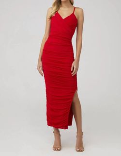 Style 1-3655270977-3236 ELLIATT Red Size 4 Sheer Side slit Dress on Queenly