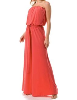 Style 1-384131338-2696 ariella Orange Size 12 Floor Length Coral Jumpsuit Dress on Queenly