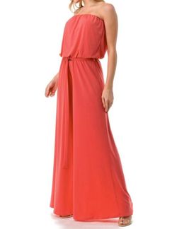 Style 1-384131338-2901 ariella Orange Size 8 Floor Length Belt Free Shipping Jewelled Polyester Jumpsuit Dress on Queenly