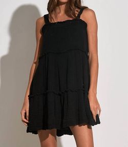 Style 1-781504033-2901 ELAN Black Size 8 Tall Height Mini Summer Cocktail Dress on Queenly