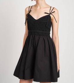 Style 1-824721556-2696 En Saison Black Size 12 Sweetheart Pockets Mini Cocktail Dress on Queenly
