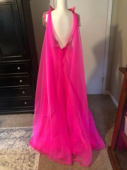 Style Custom fun fashion Yearick Pink Size 00 Pageant Jersey Cocktail Dress on Queenly