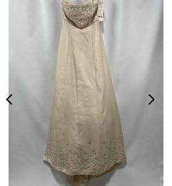 NWT Anne Barge 100% Silk Nude Size 10 70 Off Free Shipping Straight Dress on Queenly