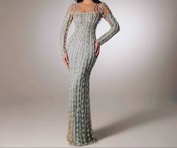 Gray Size 12 Mermaid Dress on Queenly
