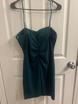Emerald sundae Green Size 16 Mini Cocktail Dress on Queenly