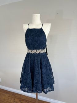 Blue Size 12 Cocktail Dress on Queenly