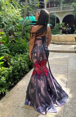 Jovani Multicolor Size 2 Wedding Guest Quinceanera Mermaid Dress on Queenly