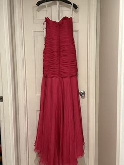 Style 7209A Jovani Pink Size 4 Free Shipping Floor Length Mermaid Dress on Queenly