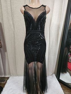 soyaza  Black Size 12 50 Off Wedding Guest Mermaid Dress on Queenly