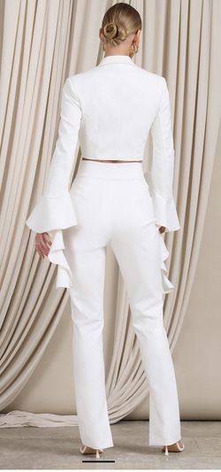 Club L London White Size 6 Jumpsuit Dress on Queenly