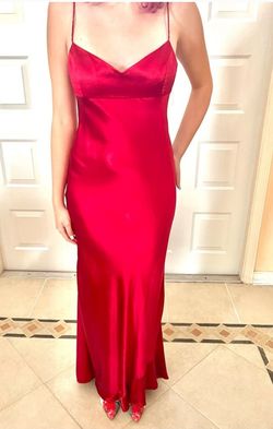 BCBG Red Size 4 70 Off Military Floor Length Wedding Guest Prom Straight Dress on Queenly