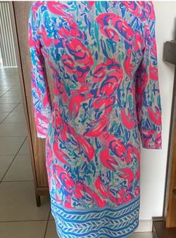 Lilly Pulitzer Multicolor Size 8 Sunday Best Jersey Cocktail Dress on Queenly