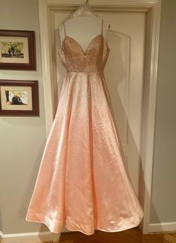 Sherri Hill Pink Size 10 Pageant Prom Fully Beaded Sweetheart Ball gown on Queenly