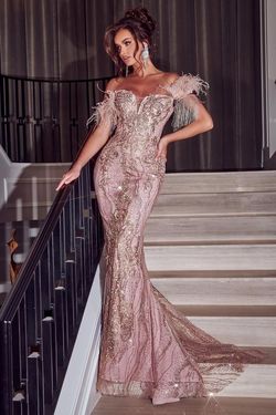 Style PS23306 Portia and Scarlett Pink Size 18 Mermaid Dress on Queenly