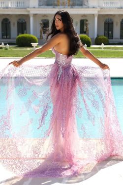 Style PS23937 Portia and Scarlett Pink Size 8 Tall Height Prom Pageant Floor Length Mermaid Dress on Queenly