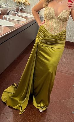 Minna fashion group Green Size 6 Jersey Prom Straight Dress on Queenly