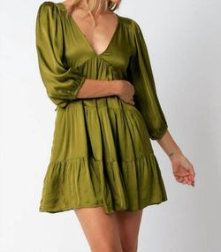 Style 1-1116883525-2901 OLIVACEOUS Green Size 8 Sorority Summer Pockets Cocktail Dress on Queenly