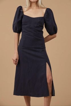 Style 1-1423478054-3462 Sophie Rue Blue Size 4 Free Shipping Navy Cocktail Dress on Queenly