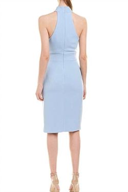 Style 1-1678169037-2901 Issue New York Blue Size 8 Tall Height Free Shipping Cocktail Dress on Queenly
