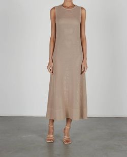 Style 1-1848773060-2696 Enza Costa Nude Size 12 Tall Height Cocktail Dress on Queenly