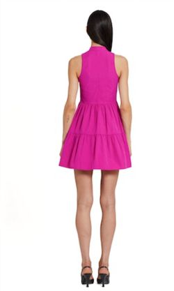 Style 1-2116229088-3236 Amanda Uprichard Pink Size 4 Free Shipping Polyester A-line Cocktail Dress on Queenly