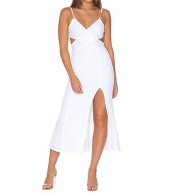 Style 1-2303455251-2696 SAYLOR White Size 12 Bachelorette Spandex Jersey Sequined Cocktail Dress on Queenly