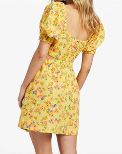 Style 1-2477376459-2791 Billabong Yellow Size 12 Mini Free Shipping Plus Size Summer Tall Height Cocktail Dress on Queenly