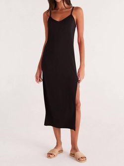 Style 1-2884020328-2901 Z Supply Black Size 8 Spaghetti Strap Tall Height Cocktail Dress on Queenly