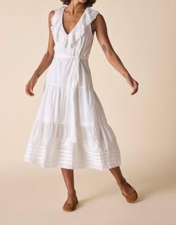 Style 1-3349677207-1498 St. Roche White Size 4 Belt Mini Bridal Shower Engagement Cocktail Dress on Queenly