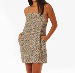 Style 1-716791409-2791 Rip Curl Multicolor Size 12 Free Shipping Square Neck Print Cocktail Dress on Queenly