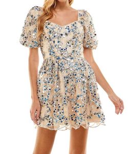 Style 1-812341679-2791 TCEC Nude Size 12 Polyester Sorority Rush Summer Cocktail Dress on Queenly