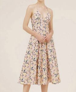 Style 1-878787584-3855 LUSANA Pink Size 0 Military Straight Dress on Queenly